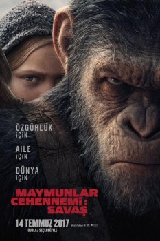 Maymunlar Cehennemi 3 Savaş izle